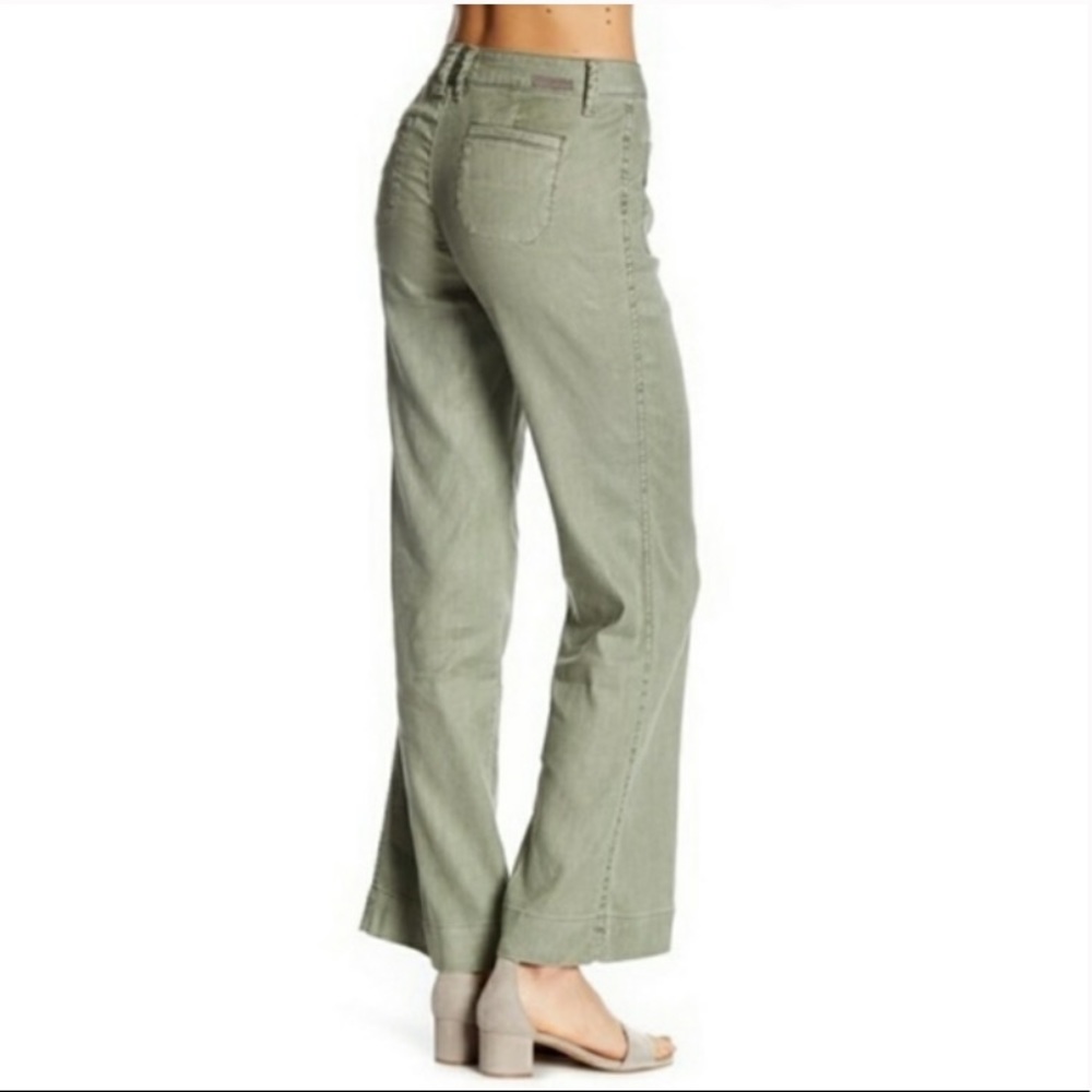 Level 99 Women's Olive Green Boot Cut Pants